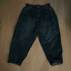 Free people “we the free” barrel jeans.